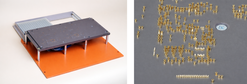 PCB Inspection - Continuity testing fixture for raw circuit boards